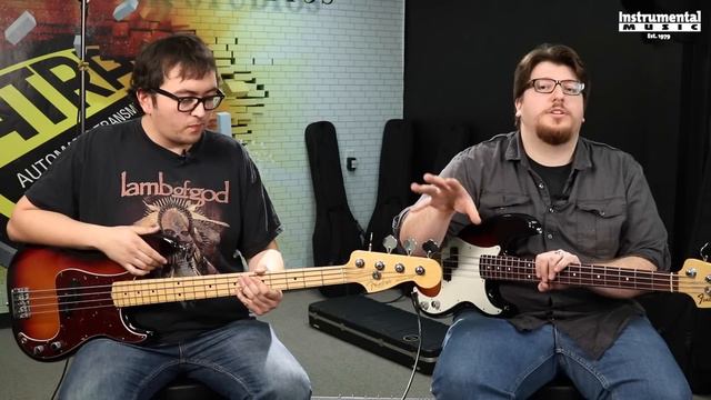 Fender Precision Bass Comparison (featuring Nick Maffei) смотреть онлайн