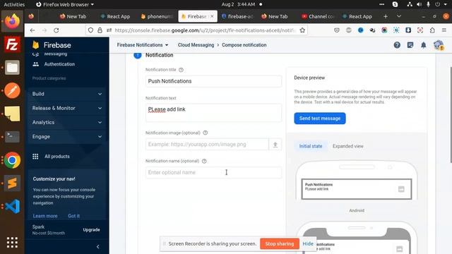 Sending Push Notifications by Using Firebase Cloud Messaging смотреть онлайн