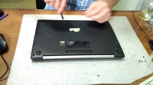 ASUS s400c - разборка, чистка, замена памяти, жесткого диска. Disassemble, How to replace HDD, RAM