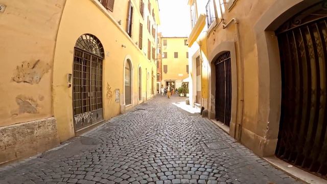 Rome | A ride around Campo de' Fiori, Italy【Biking Tour】4K смотреть онлайн