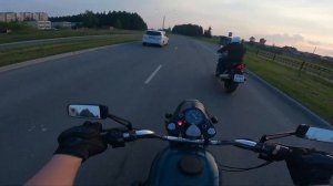 ПЕРВЫЙ раз за рулём ИМПОРТНОГО мотоцикла | SUZUKI SV1000