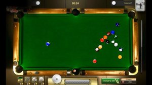 Как разбивать пирамиду в бильярде Восьмерка (вариант 1)