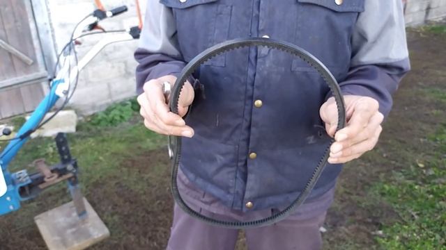Необычный ремень для мотоблока. смотреть онлайн
