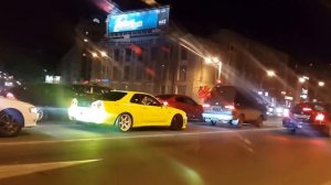 Чувак дал дикую отсечку в городе , с огнём