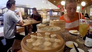 Тайланд - Бангкок, Лучшие пельмени в Тайланде.  Ресторан  Din Tai Fung. Ночной Бангкок.