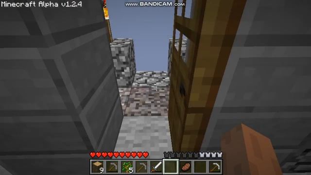 ХЕРОБРИН 100% В ЭТОЙ ВЕРСИИ | Minecraft Alpha 1.2.4 смотреть онлайн