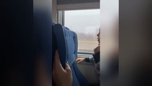 Едем в сидячем вагоне пассажирского поезда