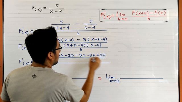 Derivada por Definición - Ej.2 (Fracción o Cociente) смотреть онлайн