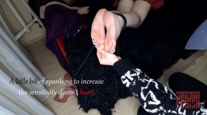 Tickle time | Ticklish Transgender Kate goes crazy with tickling soles 😅 Preview