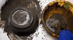 Кашпо своими руками из шпагата. Поделки из бетона