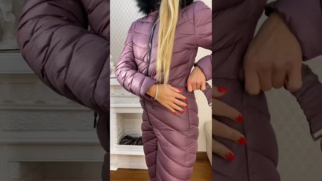 Женский зимний комбинезон LUX качества 👑