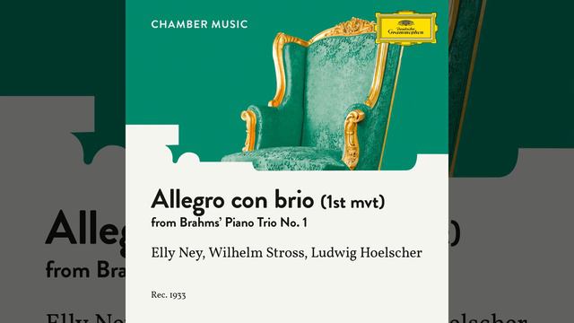 Brahms: Piano Trio No. 1 in B Major, Op. 8 - I. Allegro con brio смотреть онлайн