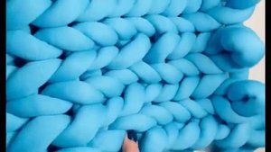 ?Вязание чехла на подушку из толстой пряжи?. #вяжуназаказ #вязанаяподушка  #вяжудлявас