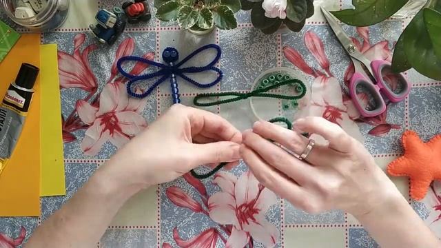 Мастер- класс для детей. Стрекоза из синельной проволоки