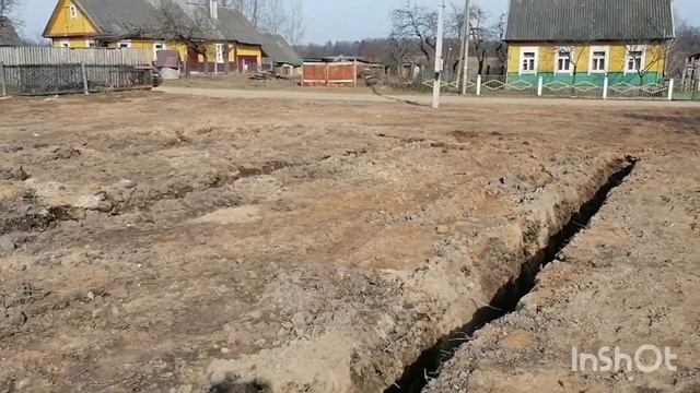 2. Копаем траншею фундамента. Строим дом своими руками смотреть онлайн
