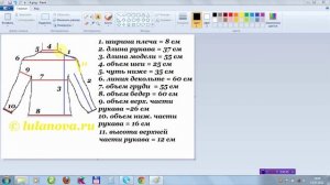 Кофта Детская. Расчет вязания. Размеры.