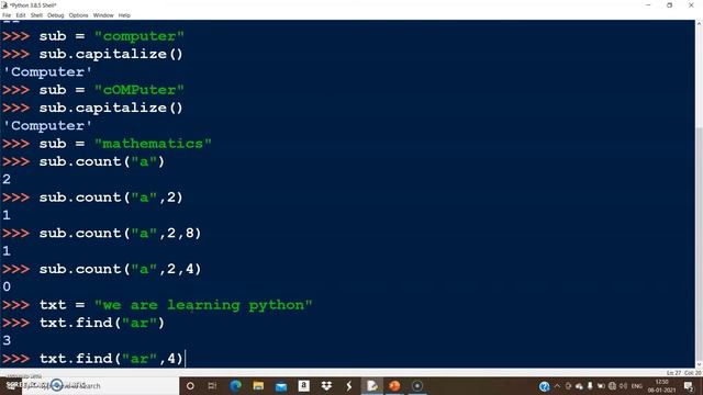 String Functions - Part 1 | String Methods in Python | Class 11 & 12 | Computer Science