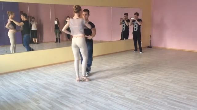 BACHATA Intermediate. Dmitriy Usoltsev & Anna Pavlova. 07.2017 смотреть онлайн