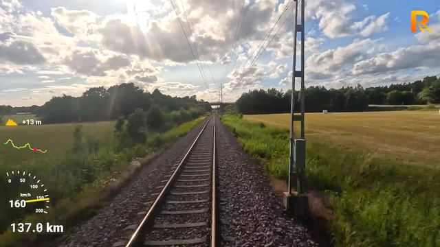 Путешествие на поезде Стокгольм - Осло, часть 1_3 до Ställdalen (SJ, Швеция, Норвегия)