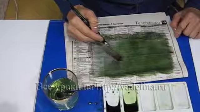 Как красить зелень смотреть онлайн