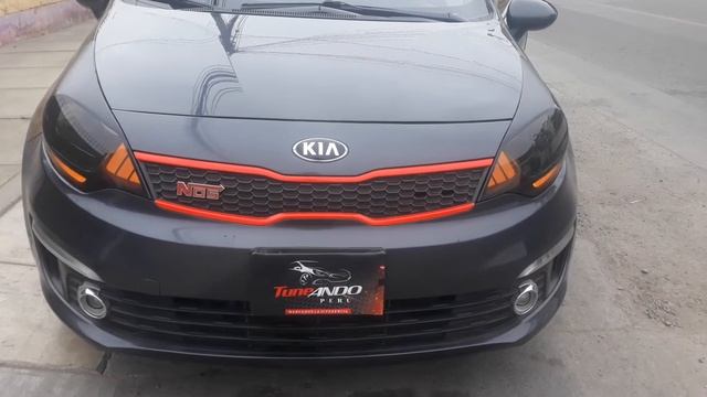 Modificación faros delanteros KIA RIO sedan 2017 versión DRL смотреть онлайн