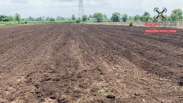 Kisan Drone : Agricultural Spraying Drone used to spray Weedicides after sowing Corn.