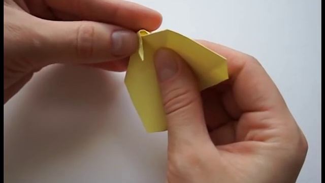 Как сделать Цыпленка из бумаги | Оригами Цыпленок | Поделка Цыпленок из бумаги | Origami Chick
