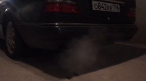 Mercedes Benz w124 E500! Звук двигателя w124 e500. Выхлоп Волчка.