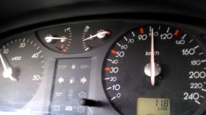 Renault Laguna 2 F9Q 107Hp разгон на 6 й