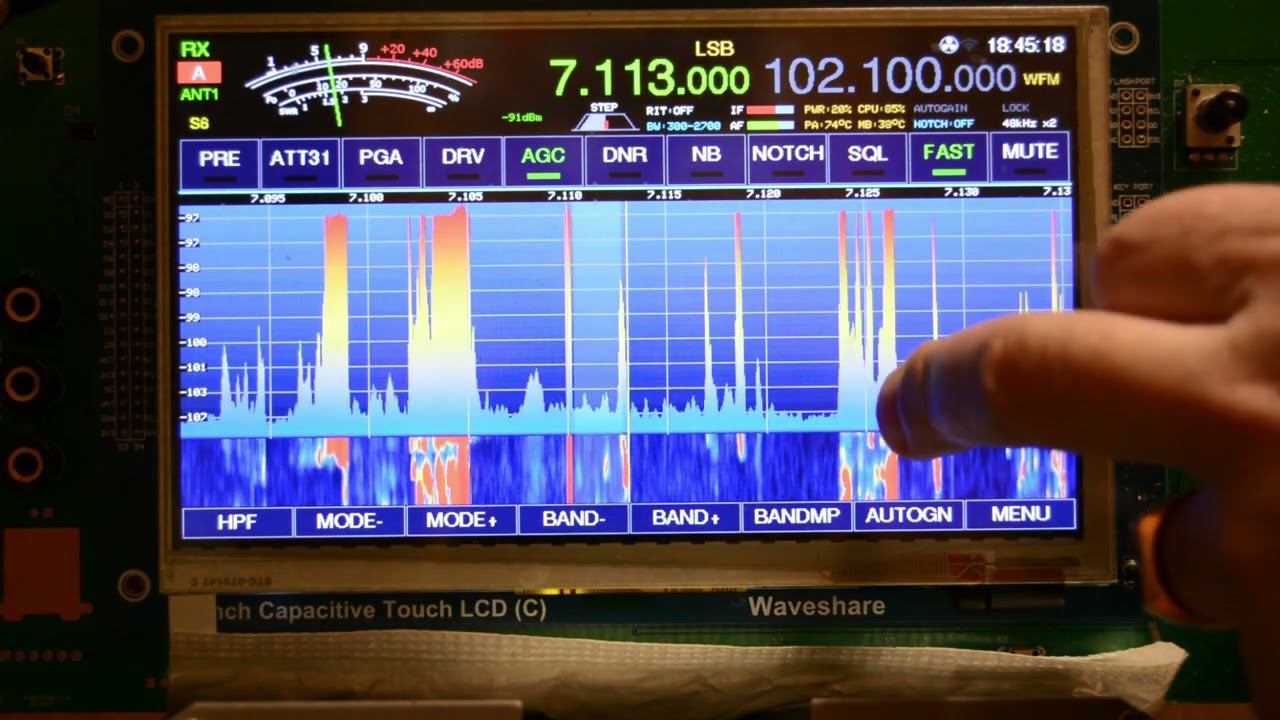 Слушаем радиолюбителей на 40 метров