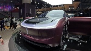 Выставка автомобилей 2023 года в Китае. Гуанчжоу. Машины будущего.