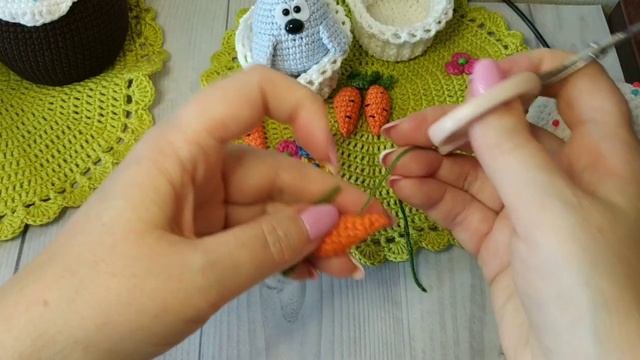 Пасхальный набор крючком. Часть 3 #пасхакрючком #схемапасхикрючком #куличкрючком #пасхальныйдекор