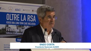 Enzo Costa, presidente nazionale AUSER