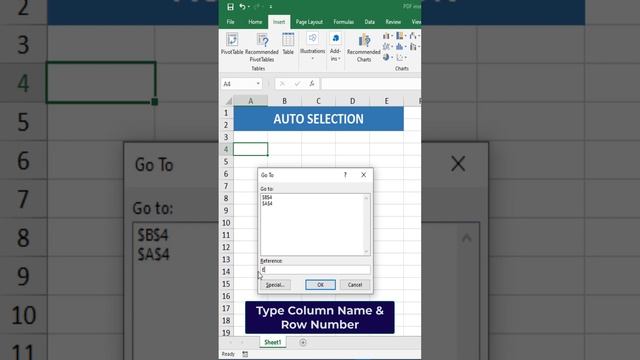 Excel Tips & Tricks | Easy way to make selection | #short #excel #exceltricks #exceltips