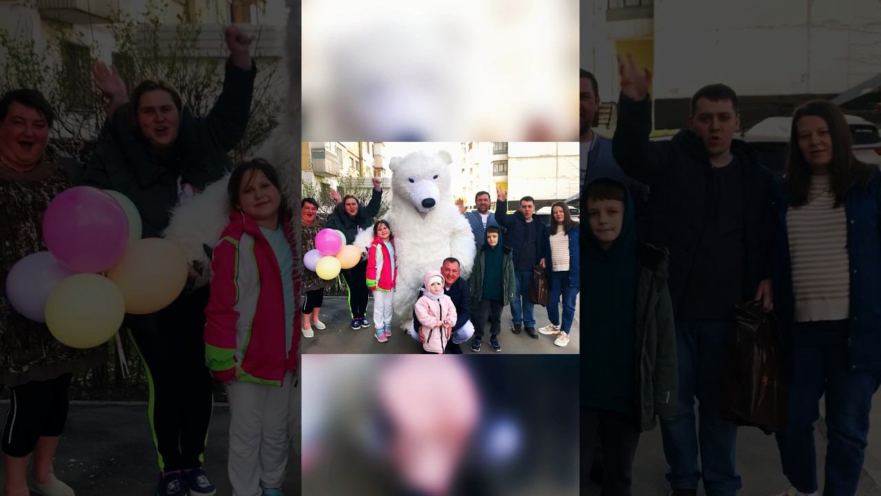 ПОЗДРАВЛЕНИЕ БЕЛОГО МЕДВЕДЯ #лера #девочка #ягодамалинка смотреть онлайн