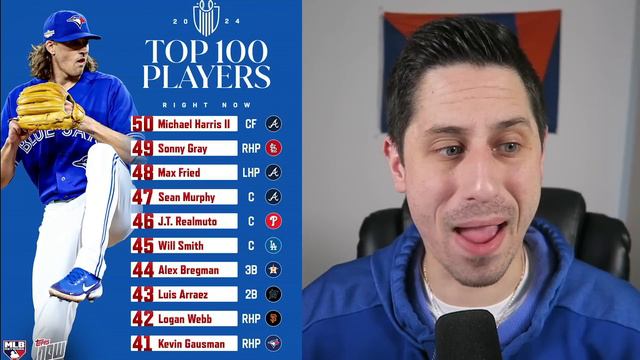Reacting to MLB Top 100 Players Right Now