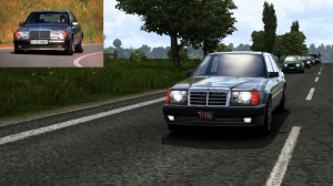 Mercedes-Benz E500 W124" [v1.0] для Euro Truck Simulator 2