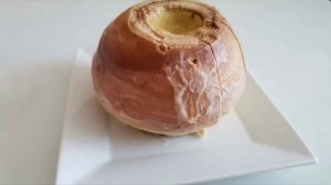 Баумкухен производство печей. Пробный шар "Баумкухен" с яблоком внутри.