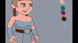 Девушка в цвете - героиня моей игры