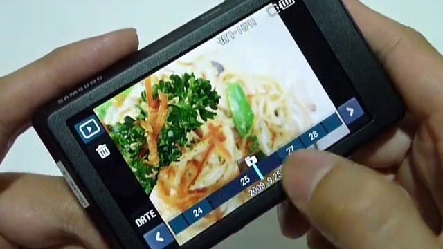 SAMSUNG ST550觸控螢幕操作示範檢視篇