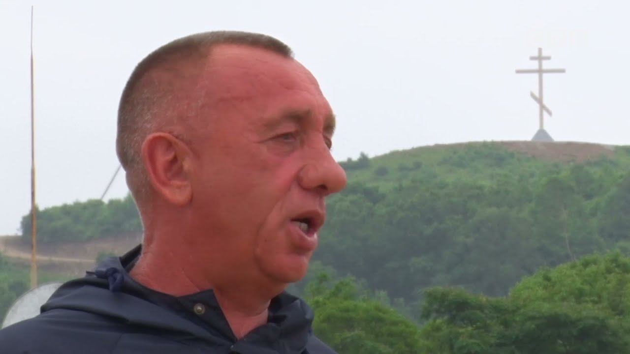 В Андреевке установили поклонный крест смотреть онлайн