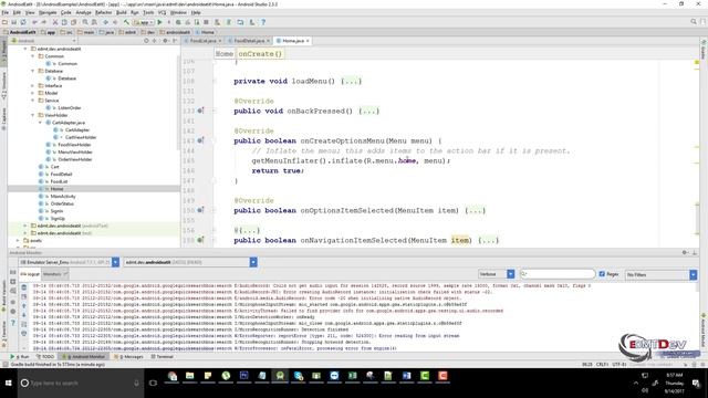 Android Studio Tutorial - Order Foods Part 15 (Check Internet Connection and Delete Cart's item) смотреть онлайн
