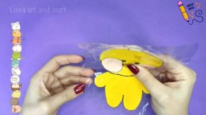 Поделки из бумаги сквиши уточка ЛаЛаФанФан из ТикТока своими руками MAKE SQUISHY duck EASY