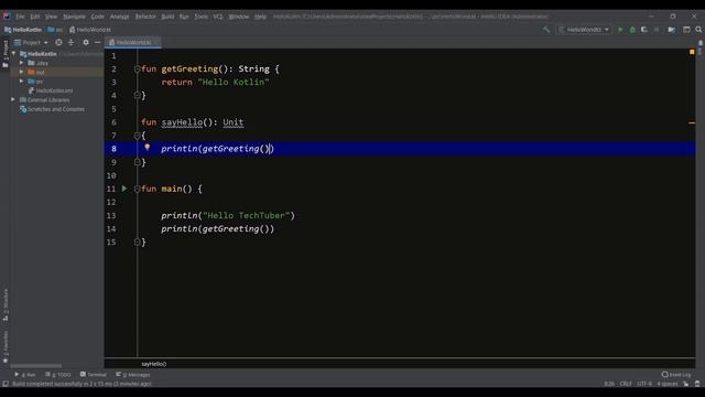kotlin for beginners in urdu / Hindi | kotlin from scratch #12 | Return Type Function | TechTuber смотреть онлайн