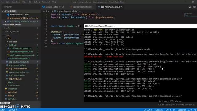 Angular Material | Navigation Bar | Angular 8