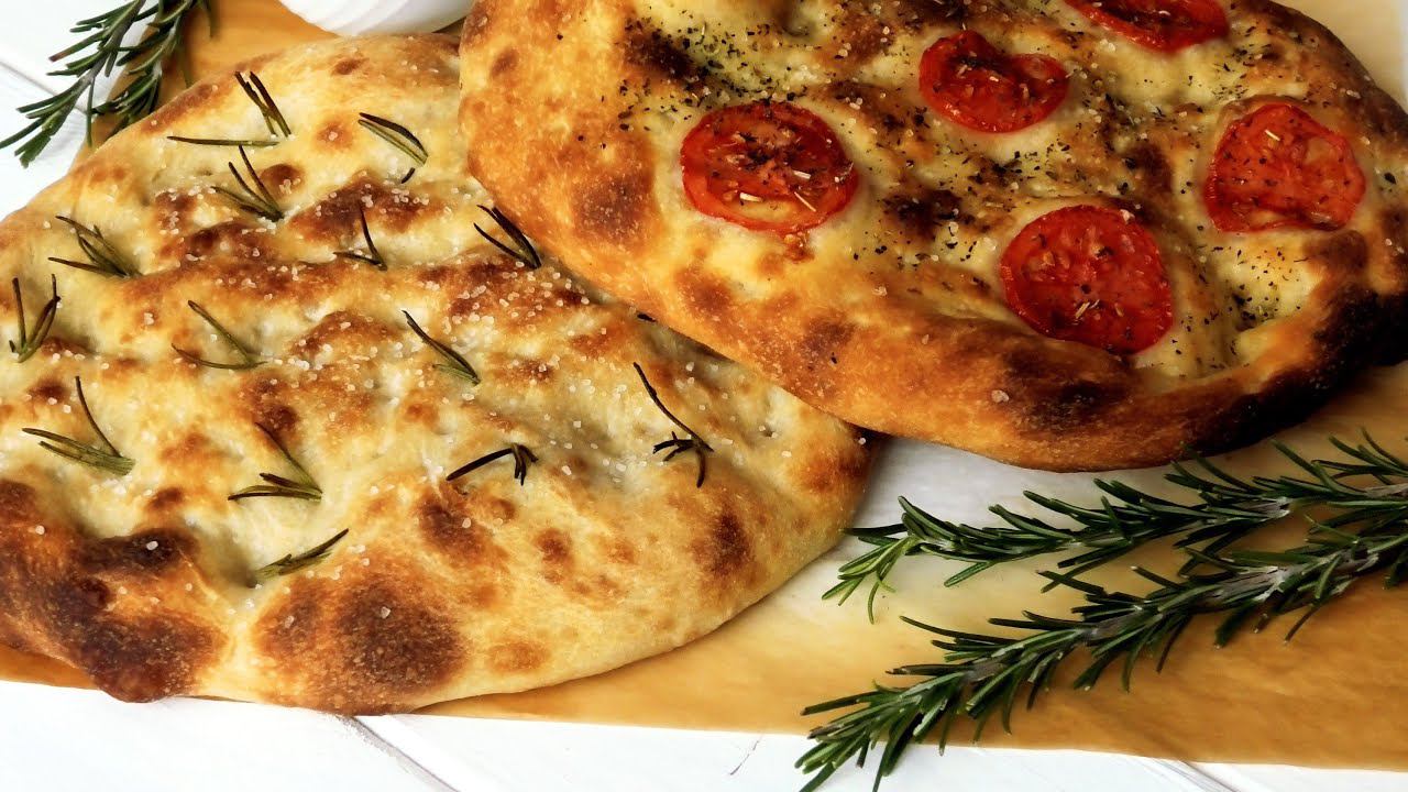Вкусный хлеб Фокачча на пшеничной закваске//Delicious FOCACCIA on wheat sourdough!