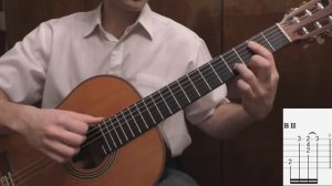 Мар дяндя. Как играть на гитаре. Видеоурок. 1/7 часть