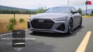 2024 Audi RS 7 Sportback performance