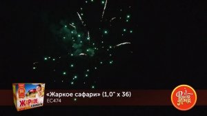 Фейерверк ЕС474 "Жаркое сафари" (1" х 36 залпов)