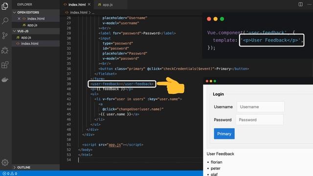Wie benutze ich eine Vue Component? | Vue.js in a Nutshell